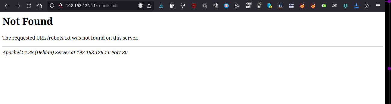 robots.txt not found